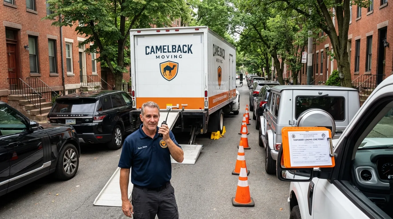 City street loading permit setup in Lake Zurich, IL